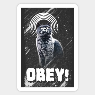 OBEY! HUMAN SLAVES! Magnet